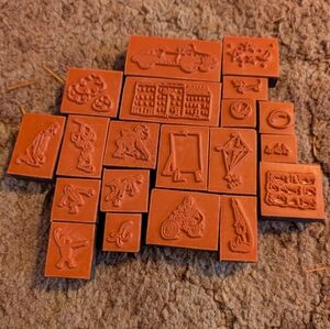 Vintage Curious George Stamp Set!